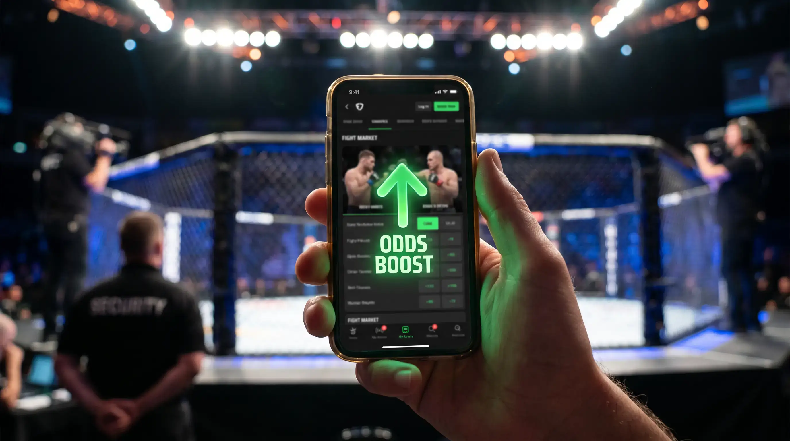 Усилен boosted коефициент за залог на ММА двубой