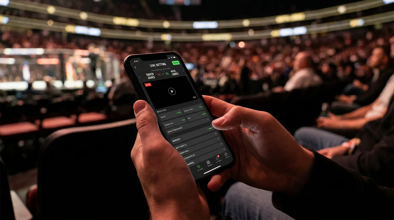Мобилно приложение за live залози на UFC